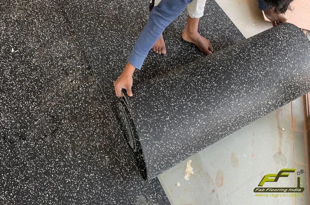 grey rubber rolls sample
