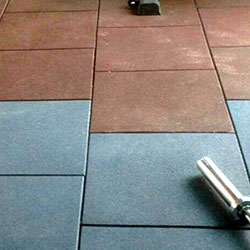 gym flooring rubber tiles
