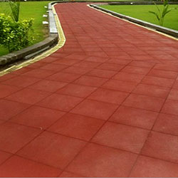 jogging track rubber tiles