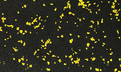 premium rubber yellow colour tiles